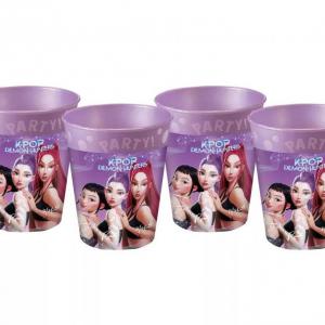 K-pop Démonvadászok Honmoon micro prémium műanyag pohár szett 4 db-os 250 ml