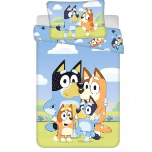 Bluey Happy Family gyerek, ovis ágyneműhuzat
