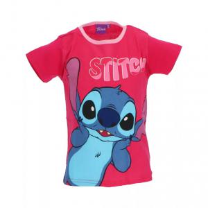 Disney Lilo és Stitch, A csillagkutya Surprised Pink gyerek rövid póló, felső 3-4-6 év