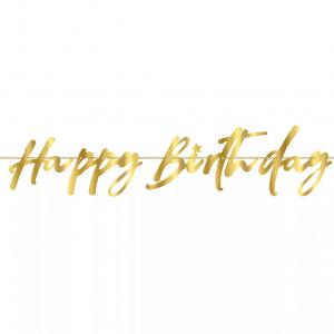 Happy Birthday Candles papír felirat 2 m