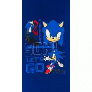 Sonic a sündisznó Go Blur fürdőlepedő, strand törölköző 70x140cm (Fast Dry)