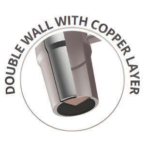 Taupe termosz bögre 1000 ml