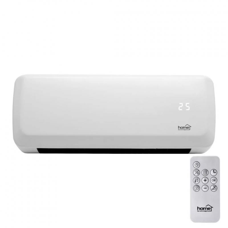 Fali elektromos ventilátoros fűtőtest-fehér