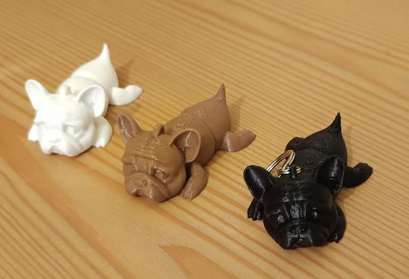Bulldog Fekete flexi