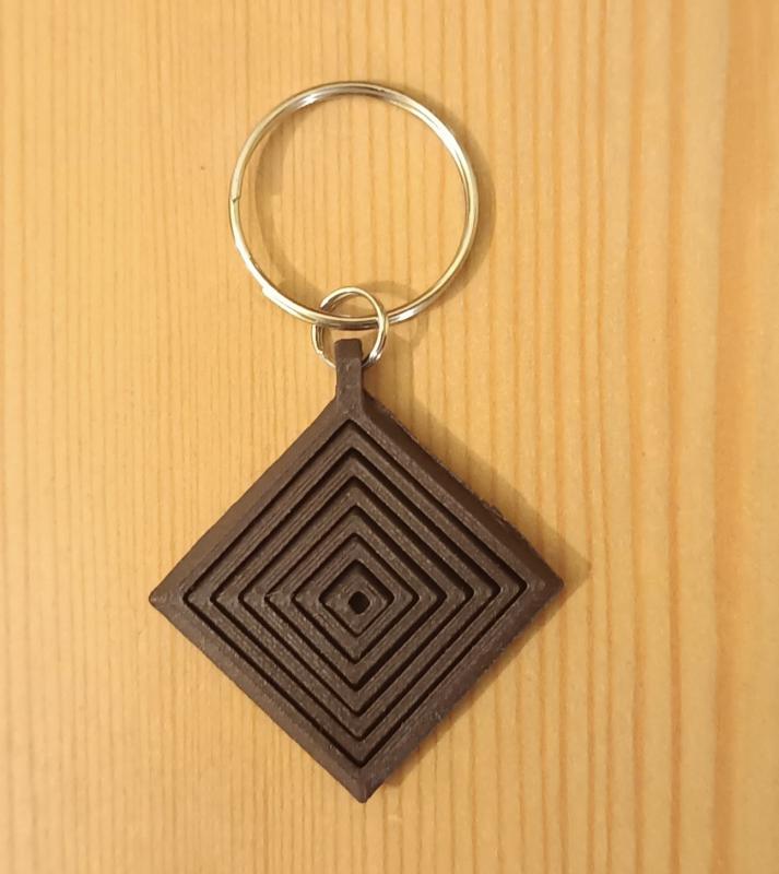 Négyszög flexi carbon vörös