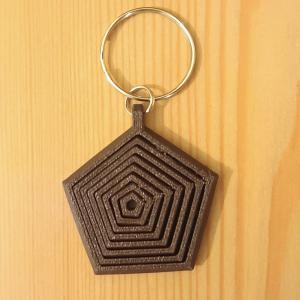 Ötszög flexi carbon vörös