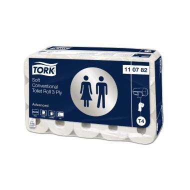 Tork 110782 Soft kistekercses WC papír, RC,3r, 250 lap/tek, 30 tek/csom,T4