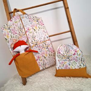 "Vadvirág - mustársárga" Classic Óvodai zsák szett