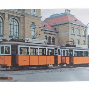Az SZKT 313 és 314 pályaszámú nosztalgia ikerkocsijai