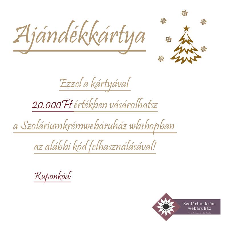 Karácsonyi ajándékkártya 20