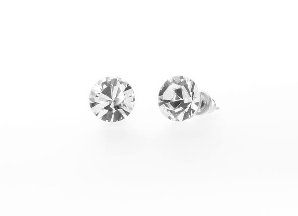 Swanis pötty bedugós fülbevaló - 6mm - viztiszta