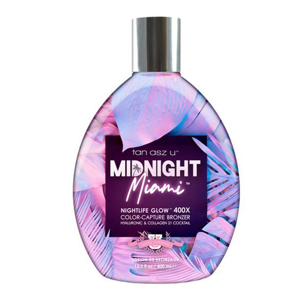 Tan Asz U Midnight Miami 400X Nightlife Glow 400X Color-Capture Bronzer 400ml