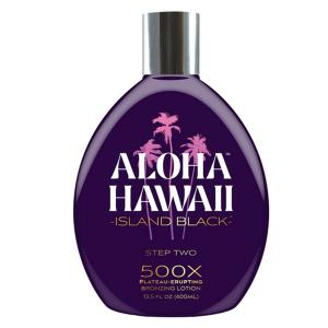 Aloha Hawaii Island Black 500X Plateau-Erupting Bronzing Lotion 400ml