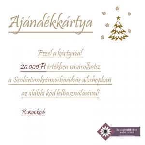 Karácsonyi ajándékkártya 20