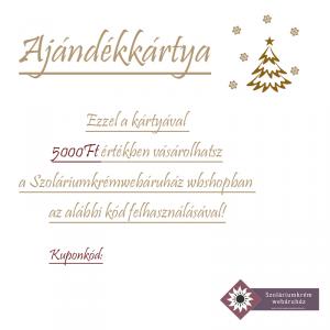 Karácsonyi ajándékkártya 5