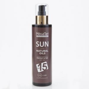 MegaTan SUN Natural Oil with SPF 15 Sun Protection 160ml