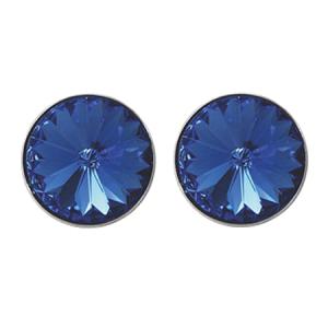 Swanis pötty bedugós fülbevaló - 12mm - kék