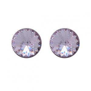Swanis pötty bedugós fülbevaló - 8mm - halványlila