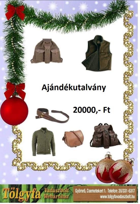 Ajándékutalvány 20000,- Ft