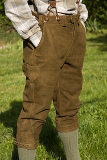 Bivalybőr térdnadrág