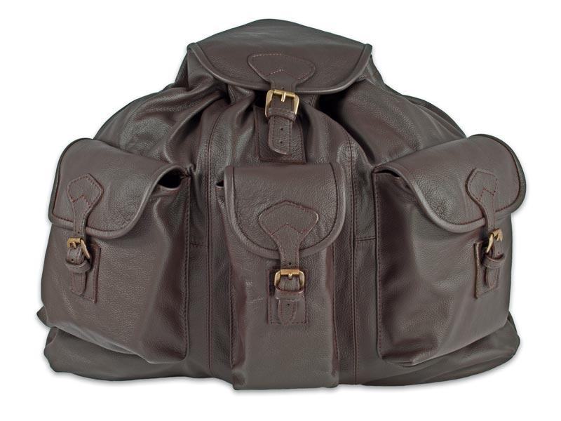 bőr hátizsák 3 zsebes "exluzív"