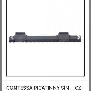 ZKK-600 - Cz550 picatinny sín (Conteessa PH 49 acél)