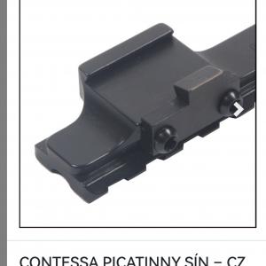 ZKK-600 - Cz550 picatinny sín (Conteessa PH 49 acél)