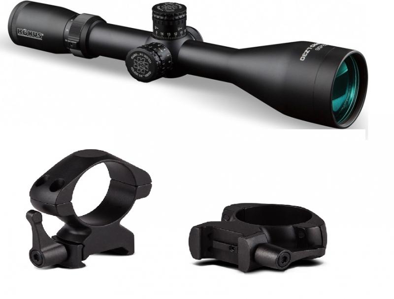 KONUS LZ-30 3-12X56 céltávcső + oldható acélszerelék