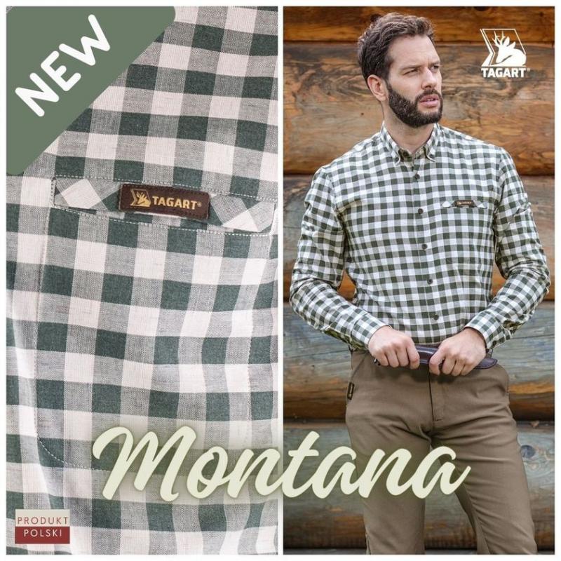 MONTANA ing- (zöld-fehér kockás)