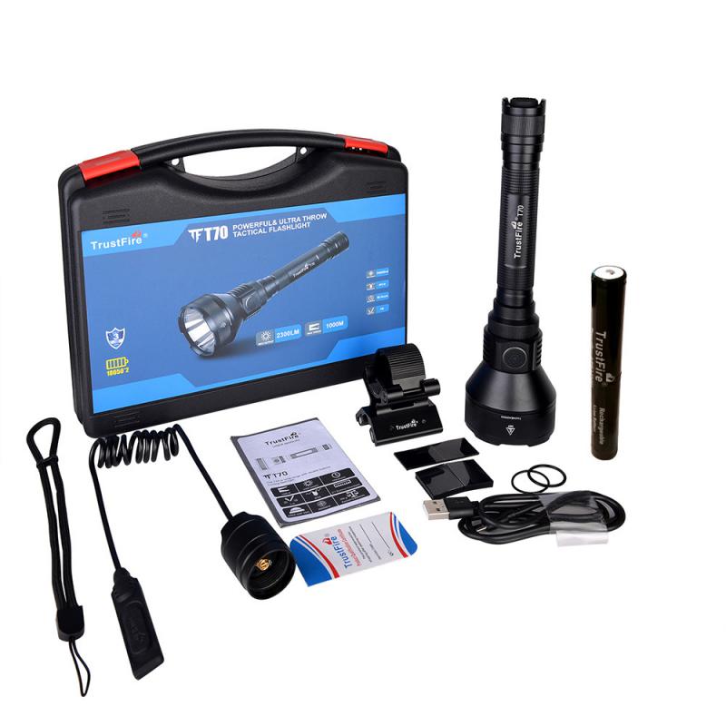 TRUSTFIRE T70U LED VADÁSZLÁMPA SZETT