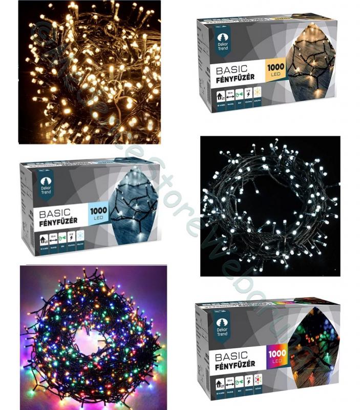 Extra hosszú fényfüzér 1000 LED 50 m