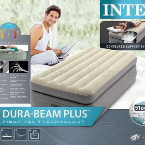 1 személyes  Air Bed ágy beépített pumpával 191 x 99 x 51 cm - Prime Comfort Twin