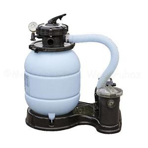 5,0 x 3,0 x 1,2 m fémfalas ovális medence készlet HOMOKSZŰRŐVEL