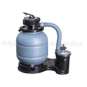 5,0 x 3,0 x 1,2 m fémfalas ovális medence készlet HOMOKSZŰRŐVEL