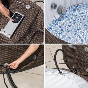 AirJet Lay-Z-Spa BALI Smart masszázsmedence 5-7 személyes