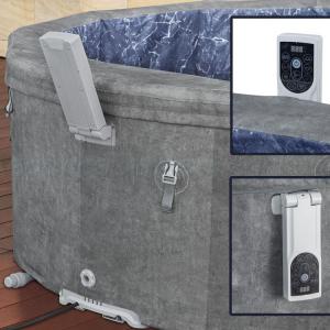 AirJet Lay-Z-Spa Carrara ThermaCore Smart masszázsmedence 4-6 személyes