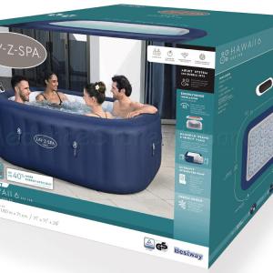 AirJet Lay-Z-Spa Hawaii Smart masszázsmedence 4-6 személyes