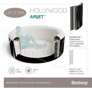 AirJet Lay-Z-Spa Hollywood masszázsmedence 4-6 személyes