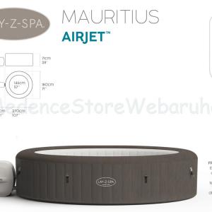 AirJet Lay-Z-Spa Mauritius masszázsmedence, 5-7 személyes