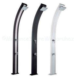 Aluminium szolárzuhany íves - SPRING 30 l-es