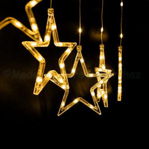 Crystalline CSILLAG fényfüggöny 120 LED 1,2 x 0,8 m - toldható