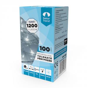Crystalline fényfüzér 100 LED 8 m - toldható
