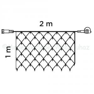 Crystalline fényháló 96 LED 2 x 1 m - toldható