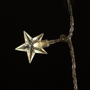 Csillagfüzér elemes, 1 m 10 LED