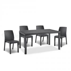 Étkező garnitúra szett - Hellda 4+1