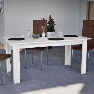 Étkezőasztal 160 x 90 cm - Yorki Standard fehér