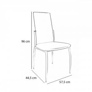 Étkezőszék fehér - Aida