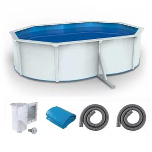 Family Pool merevfalú medence 4,9 x 3,6 x 1,2 m - fehér