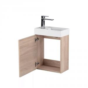 Fantastic 40 fürdőszoba bútor tükörrel - sonoma tölgy