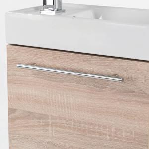 Fantastic 40 fürdőszoba bútor tükörrel - sonoma tölgy